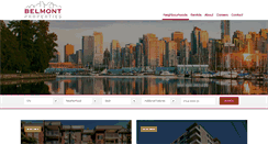 Desktop Screenshot of belmontproperties.ca